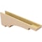Ekena Millwork 6"W x 36"D x 12"H Thin Mediterranean Rough Cedar Woodgrain TimberThane Corbel, Primed Tan CORUR06X36X12MEDRCPR - alternate 3